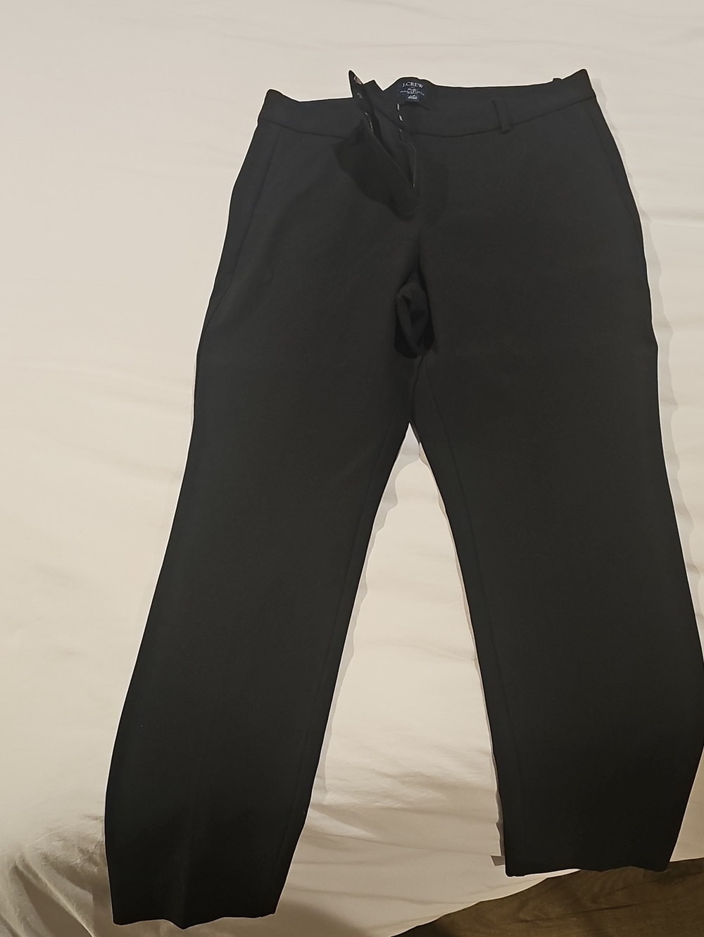 J. Crew Black Straight-Leg Women's Trousers